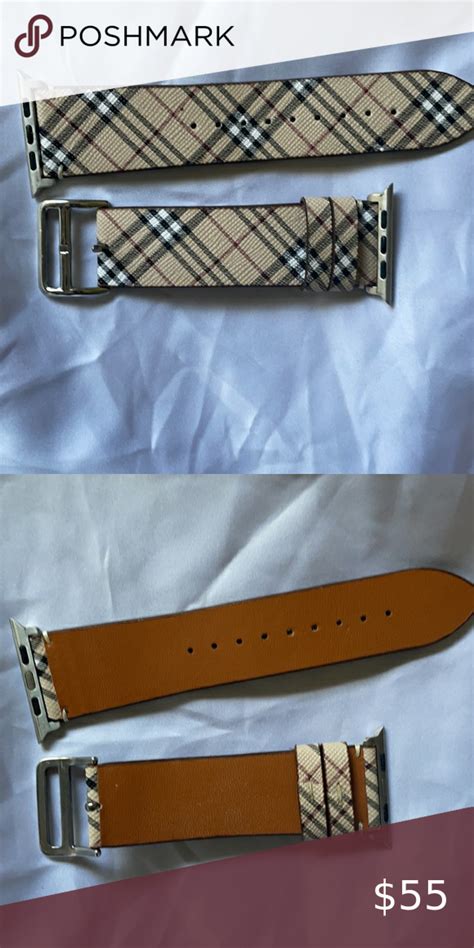 burberry inspired apple watch band